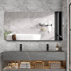 Oglinda simpla lipire prin adeziv Orizontala colturi rotunjite R85 mm - Reyze