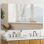 Oglinda simpla luft 10 mm Orizontala colturi rotunjite R85 mm - Reyze