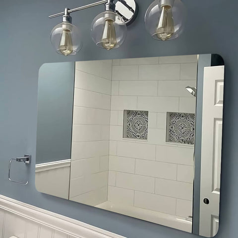 Oglinda simpla luft 5 mm Orizontala colturi rotunjite R85 mm - Reyze