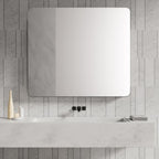 Oglinda simpla luft 10 mm Patrata colturi rotunjite R85 mm - Reyze