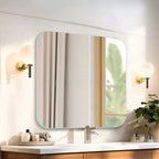 Oglinda simpla luft 10 mm Patrata colturi rotunjite R85 mm - Reyze