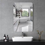 Oglinda simpla luft 10 mm Verticala colturi rotunjite R85 mm - Reyze