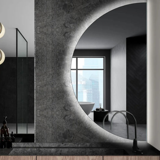 Oglinda LED Semiluna (Dreapta), Fara functii, LED 6000K Rece - Gama Ambient Model 1