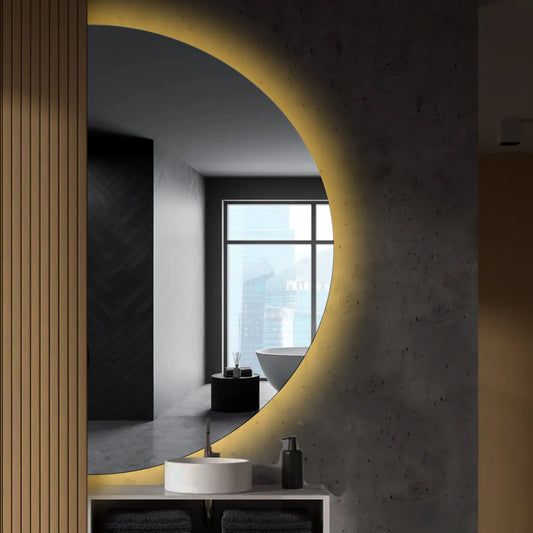 Oglinda LED Semiluna (Stanga), Fara functii, LED 3000K Cald - Gama Ambient Model 1