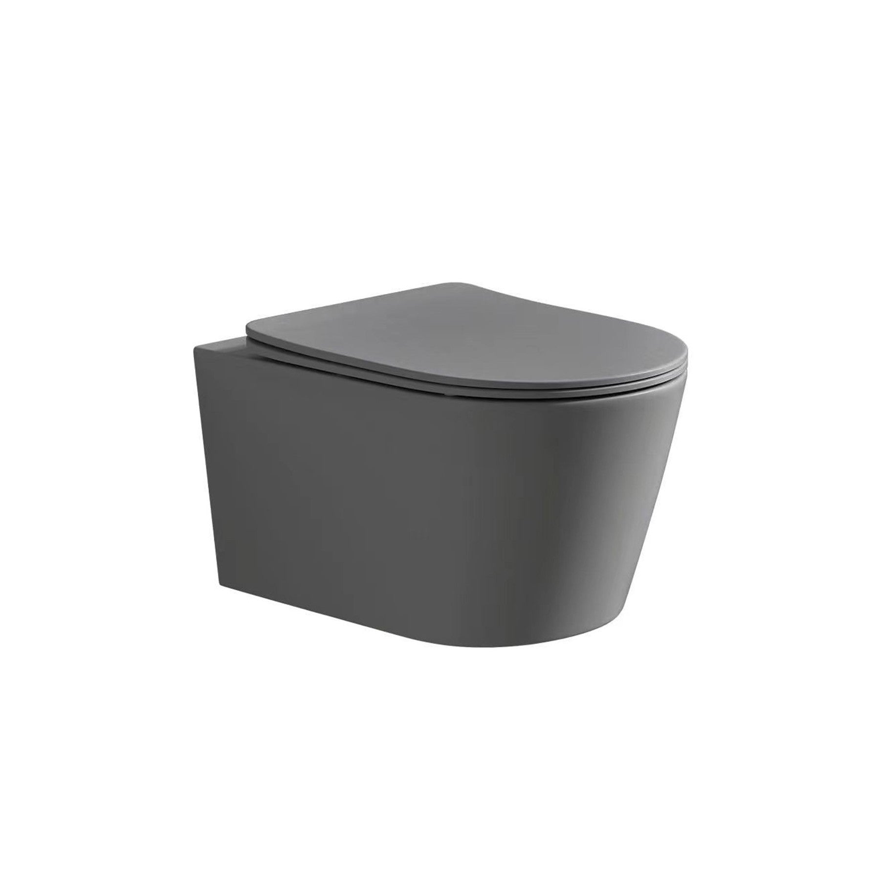 Vas de toaleta WC suspendat [kessy-08] dark grey matte