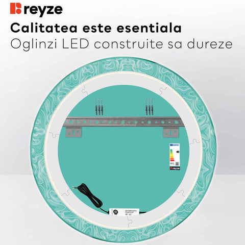 Oglinda LED Rotunda, Fara functii, LED 4000K Neutru - Gama Official Model 8