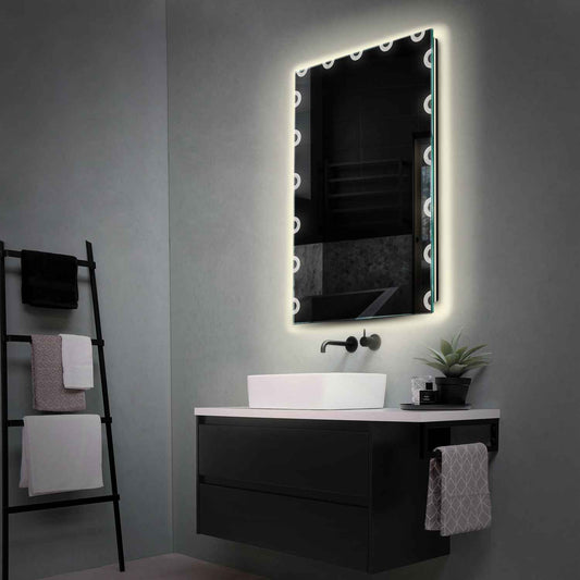 Oglinda LED Verticala, Fara functii, LED 4000K Neutru - Gama Edge Model 4