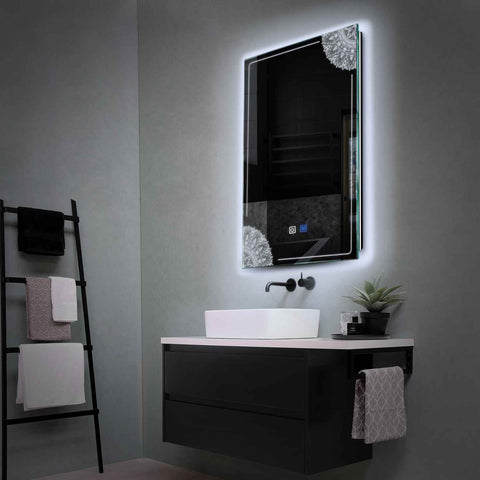 Oglinda LED Verticala, Touch LED, Dimare, Dezaburire, LED 6000K Rece - Gama Good Vibes Model 7