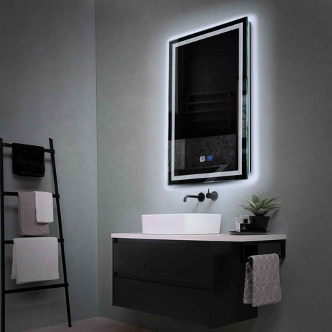 Oglinda LED Verticala, Touch LED, Dimare, Dezaburire, LED 6000K Rece - Gama Minimal Model 1