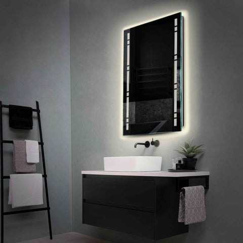 Oglinda LED Verticala, Fara functii, LED 4000K Neutru - Gama Minimal Model 3