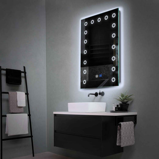 Oglinda LED Verticala, Touch LED, Dimare, Dezaburire, LED 6000K Rece - Gama Minimal Model 4