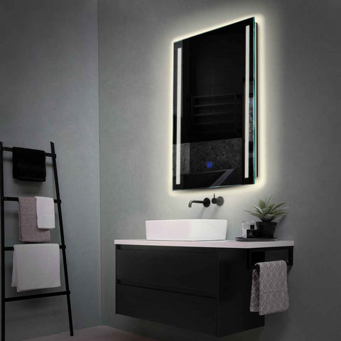 Oglinda LED Verticala, Touch LED, Dimare, LED 4000K Neutru - Gama Minimal Model 7