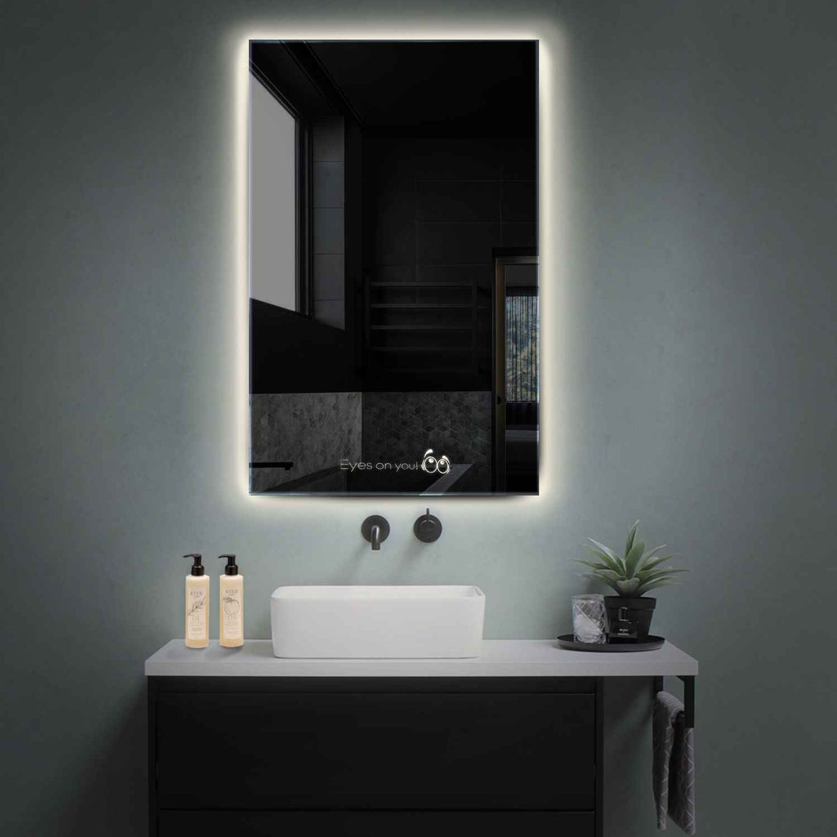 Oglinda LED Verticala, Fara functii, LED 4000K Neutru - Gama Motivated Model 8