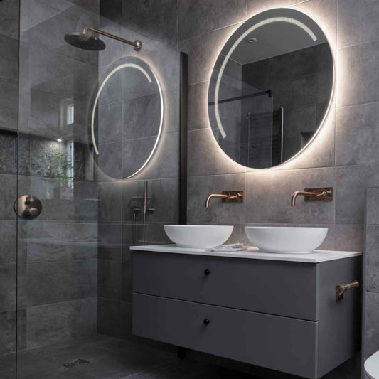 Oglinda LED Rotunda, Fara functii, LED 4000K Neutru - Gama Minimal Model 5
