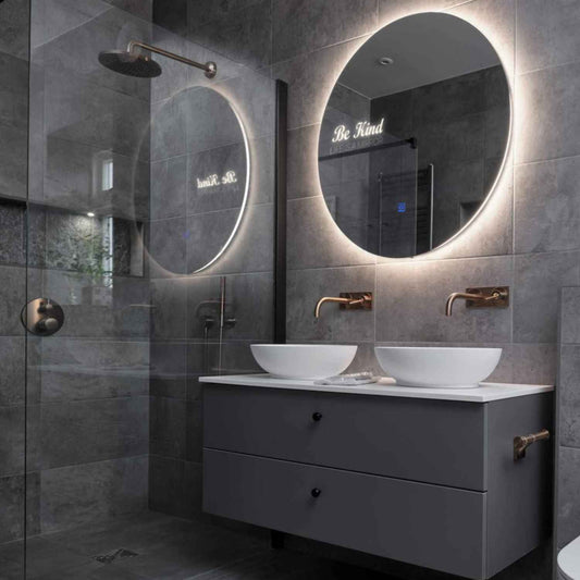 Oglinda LED Rotunda, Touch LED, Dimare, LED 4000K Neutru - Gama Motivated Model 6