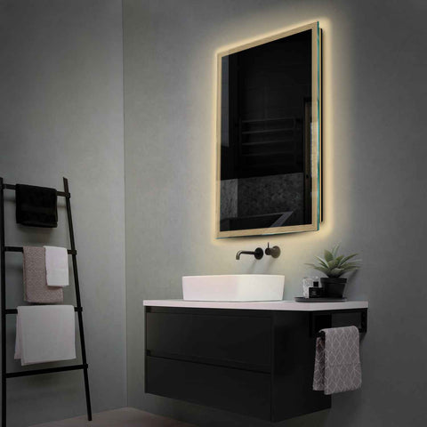 Oglinda LED Verticala, Fara functii, LED 3000K Cald - Gama Edge Model 1