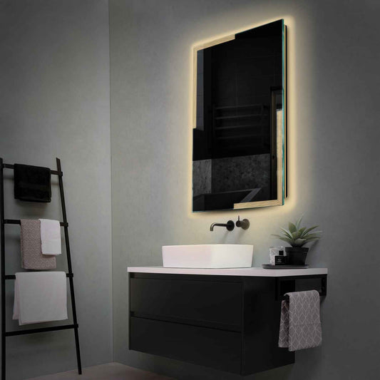 Oglinda LED Verticala, Fara functii, LED 3000K Cald - Gama Edge Model 2