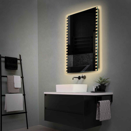 Oglinda LED Verticala, Fara functii, LED 3000K Cald - Gama Edge Model 6