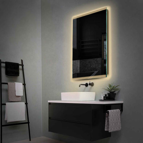 Oglinda LED Verticala, Fara functii, LED 3000K Cald - Gama Edge Model 8