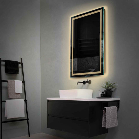Oglinda LED Verticala, Fara functii, LED 3000K Cald - Gama Minimal Model 1