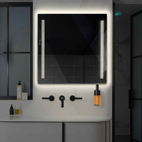 Oglinda LED Patrata, Fara functii, LED 4000K Neutru - Gama Minimal Model 7