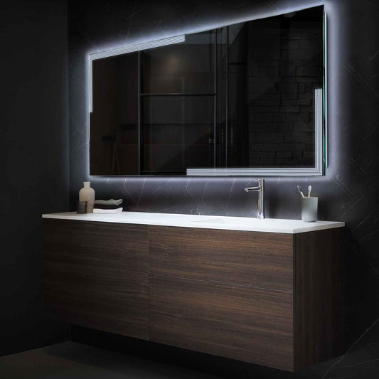 Oglinda LED Orizontala, Fara functii, LED 6000K Rece - Gama Edge Model 2