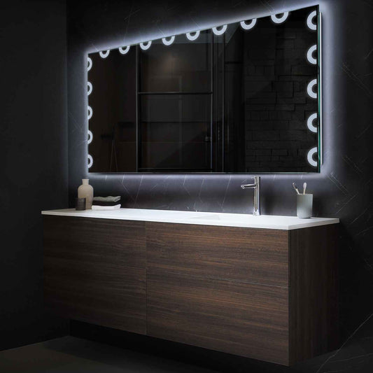 Oglinda LED Orizontala, Fara functii, LED 6000K Rece - Gama Edge Model 4