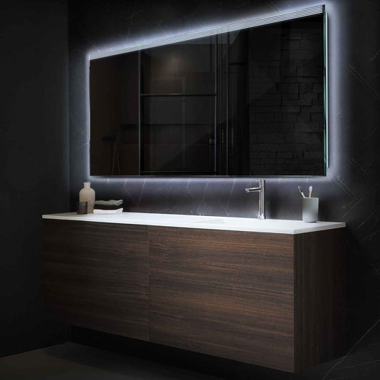 Oglinda LED Orizontala, Fara functii, LED 6000K Rece - Gama Edge Model 5