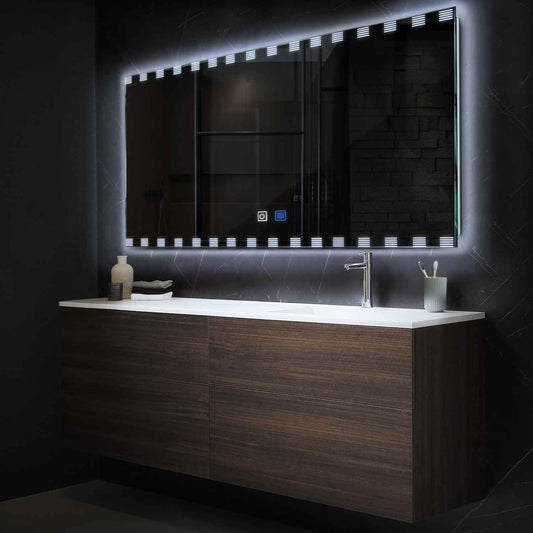 Oglinda LED Orizontala, Touch LED, Dimare, Dezaburire, LED 6000K Rece - Gama Edge Model 6