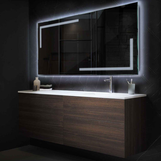 Oglinda LED Orizontala, Fara functii, LED 6000K Rece - Gama Minimal Model 2