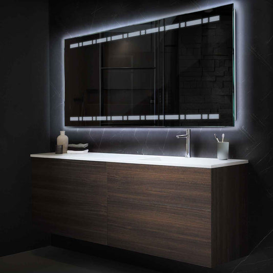 Oglinda LED Orizontala, Fara functii, LED 6000K Rece - Gama Minimal Model 3