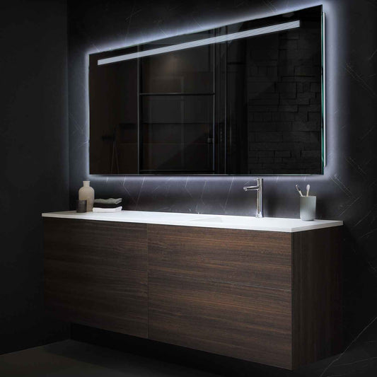 Oglinda LED Orizontala, Fara functii, LED 6000K Rece - Gama Minimal Model 5
