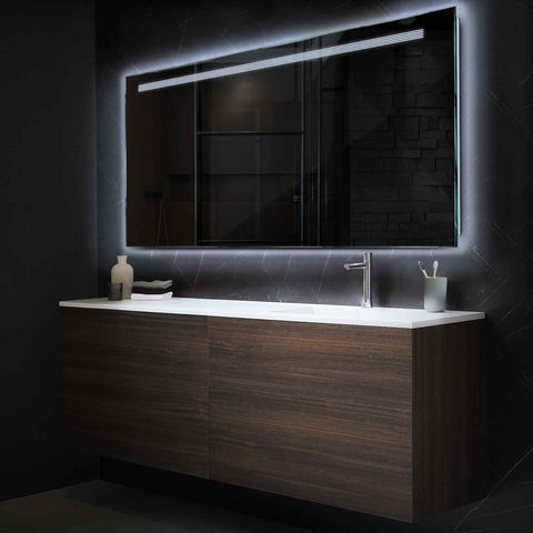 Oglinda LED Orizontala, Fara functii, LED 6000K Rece - Gama Minimal Model 5