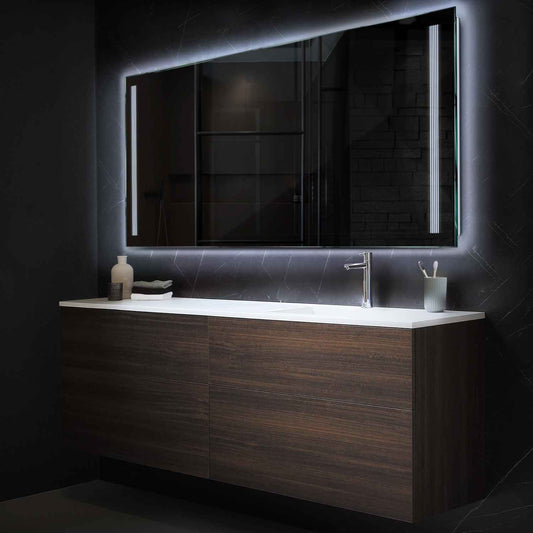 Oglinda LED Orizontala, Fara functii, LED 6000K Rece - Gama Minimal Model 7