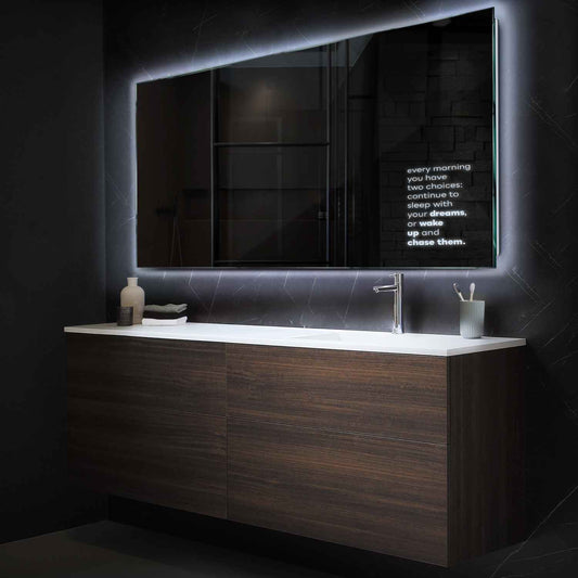 Oglinda LED Orizontala, Fara functii, LED 6000K Rece - Gama Motivated Model 2