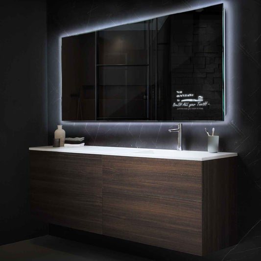 Oglinda LED Orizontala, Fara functii, LED 6000K Rece - Gama Motivated Model 3