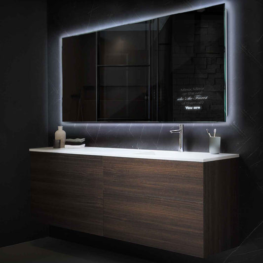 Oglinda LED Orizontala, Fara functii, LED 6000K Rece - Gama Motivated Model 4