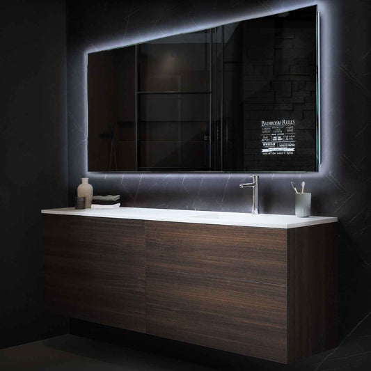 Oglinda LED Orizontala, Fara functii, LED 6000K Rece - Gama Motivated Model 5