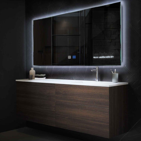 Oglinda LED Orizontala, Touch LED, Dimare, Dezaburire, LED 6000K Rece - Gama Motivated Model 7