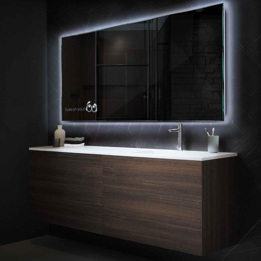 Oglinda LED Orizontala, Fara functii, LED 6000K Rece - Gama Motivated Model 8