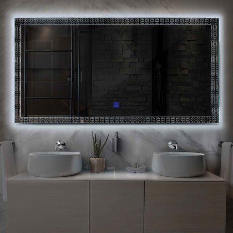 Oglinda LED Orizontala, Touch LED, Dimare, LED 6000K Rece - Gama Official Model 5