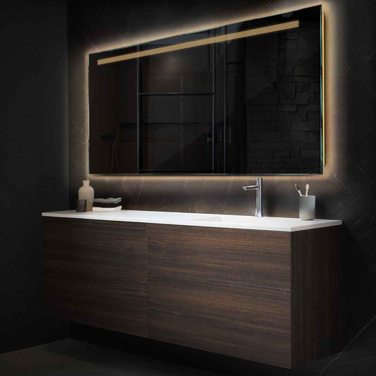 Oglinda LED Orizontala, Fara functii, LED 3000K Cald - Gama Minimal Model 5