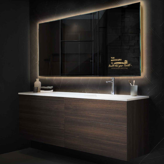 Oglinda LED Orizontala, Fara functii, LED 3000K Cald - Gama Motivated Model 3