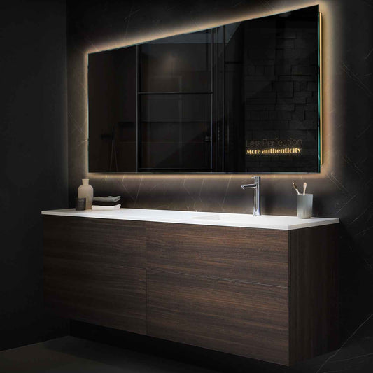 Oglinda LED Orizontala, Fara functii, LED 3000K Cald - Gama Motivated Model 7