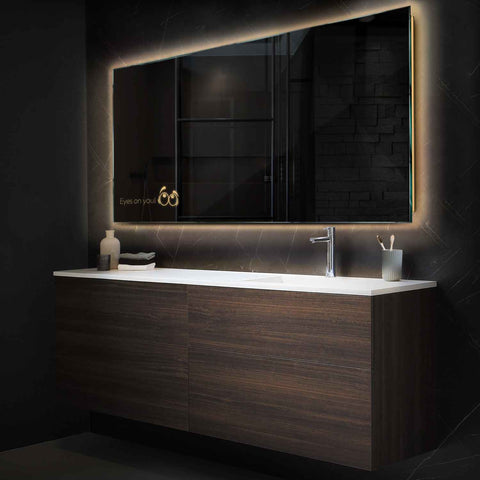 Oglinda LED Orizontala, Fara functii, LED 3000K Cald - Gama Motivated Model 8