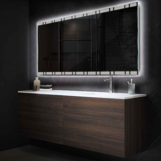 Oglinda LED Orizontala, Fara functii, LED 4000K Neutru - Gama Edge Model 3