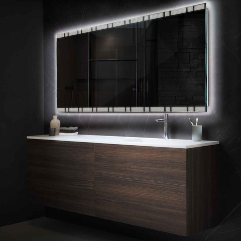 Oglinda LED Orizontala, Fara functii, LED 4000K Neutru - Gama Edge Model 3