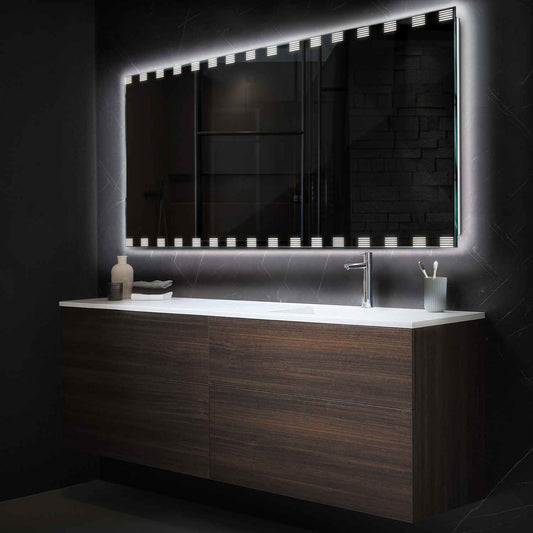 Oglinda LED Orizontala, Fara functii, LED 4000K Neutru - Gama Edge Model 6