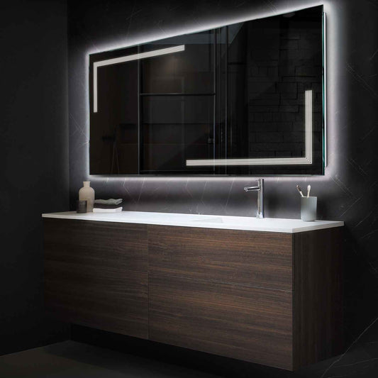 Oglinda LED Orizontala, Fara functii, LED 4000K Neutru - Gama Minimal Model 2