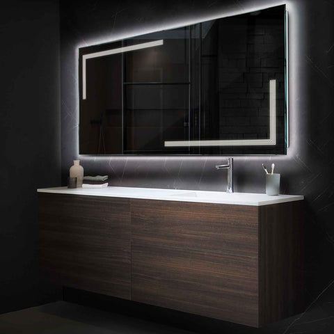 Oglinda LED Orizontala, Fara functii, LED 4000K Neutru - Gama Minimal Model 2